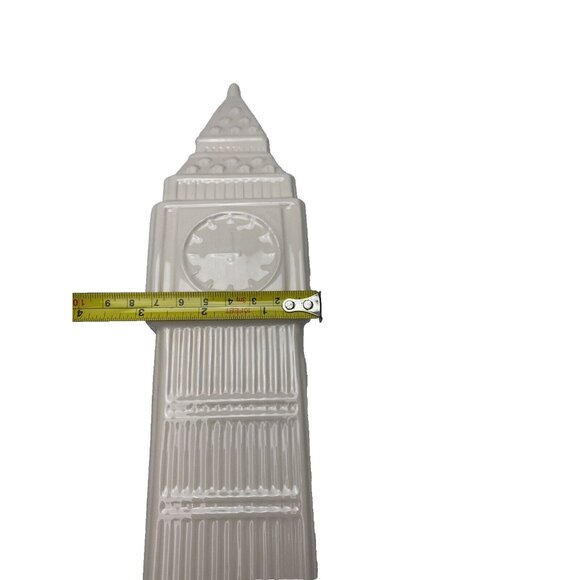 Tower Decor Creamy / White AS IS Crackling Defect Display Accent Home Decor - Picture 6 of 16